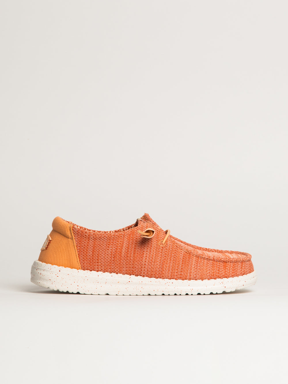 WOMENS HEYDUDE WENDY STRETCH SOX SNEAKER - PEACH