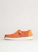 HEYDUDE WOMENS HEYDUDE WENDY STRETCH SOX SNEAKER - PEACH - Boathouse