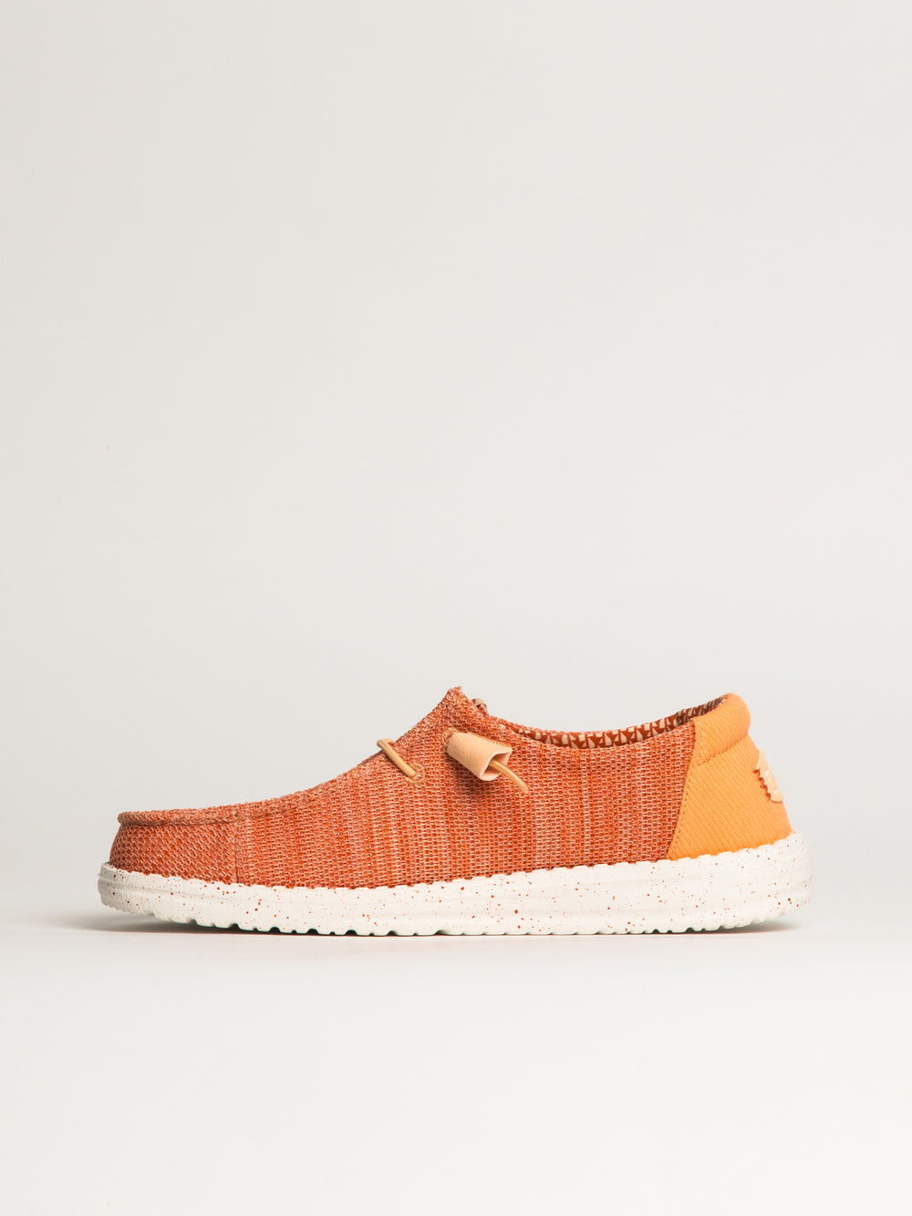 WOMENS HEYDUDE WENDY STRETCH SOX SNEAKER - PEACH