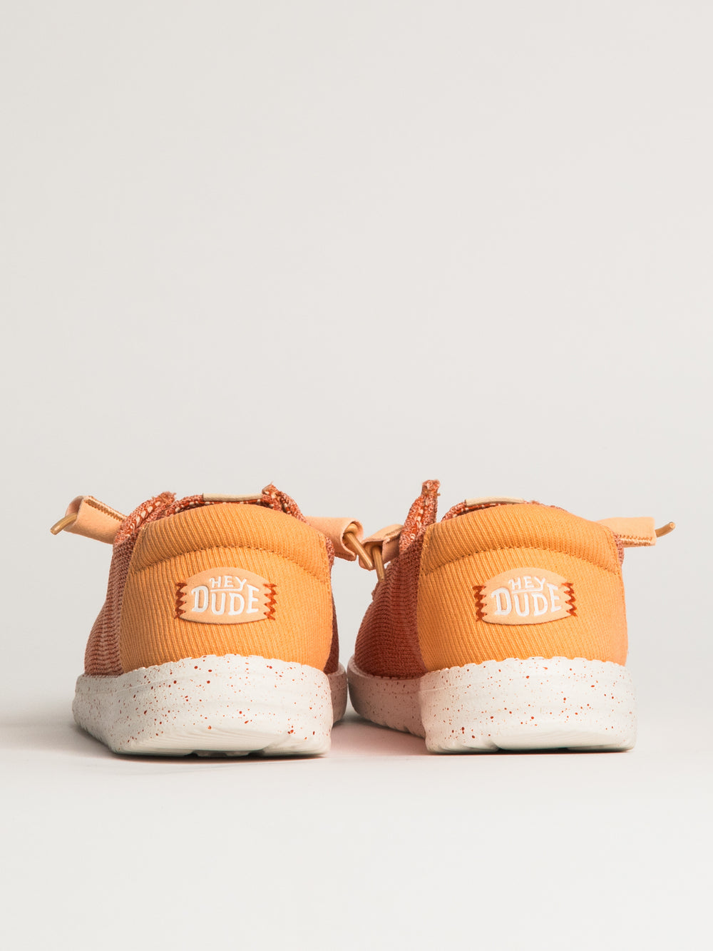 WOMENS HEYDUDE WENDY STRETCH SOX SNEAKER - PEACH