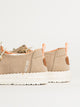HEYDUDE WOMENS HEYDUDE WENDY CHAMBRAY SNEAKER - Boathouse