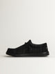 HEYDUDE MENS HEYDUDE WALLY STRETCH SOX SLIP-ON - BLACK - Boathouse