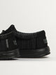 MENS HEYDUDE WALLY STRETCH SOX SLIP-ON - BLACK