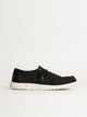 HEYDUDE MENS HEYDUDE WALLY STRETCH SOX SLIP-ON - BLACK/WHITE - Boathouse