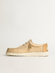 HEYDUDE MENS HEYDUDE WALLY STRETCH SOX SLIP-ON - IRISH CREME - Boathouse