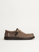 HEYDUDE MENS HEYDUDE WALLY STRETCH SOX - TAUPE - Boathouse
