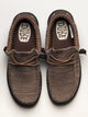 HEYDUDE MENS HEYDUDE WALLY STRETCH SOX - TAUPE - Boathouse