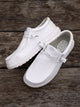 HEYDUDE MENS HEYDUDE WALLY STRETCH SOX SLIP-ON - WHITE - Boathouse