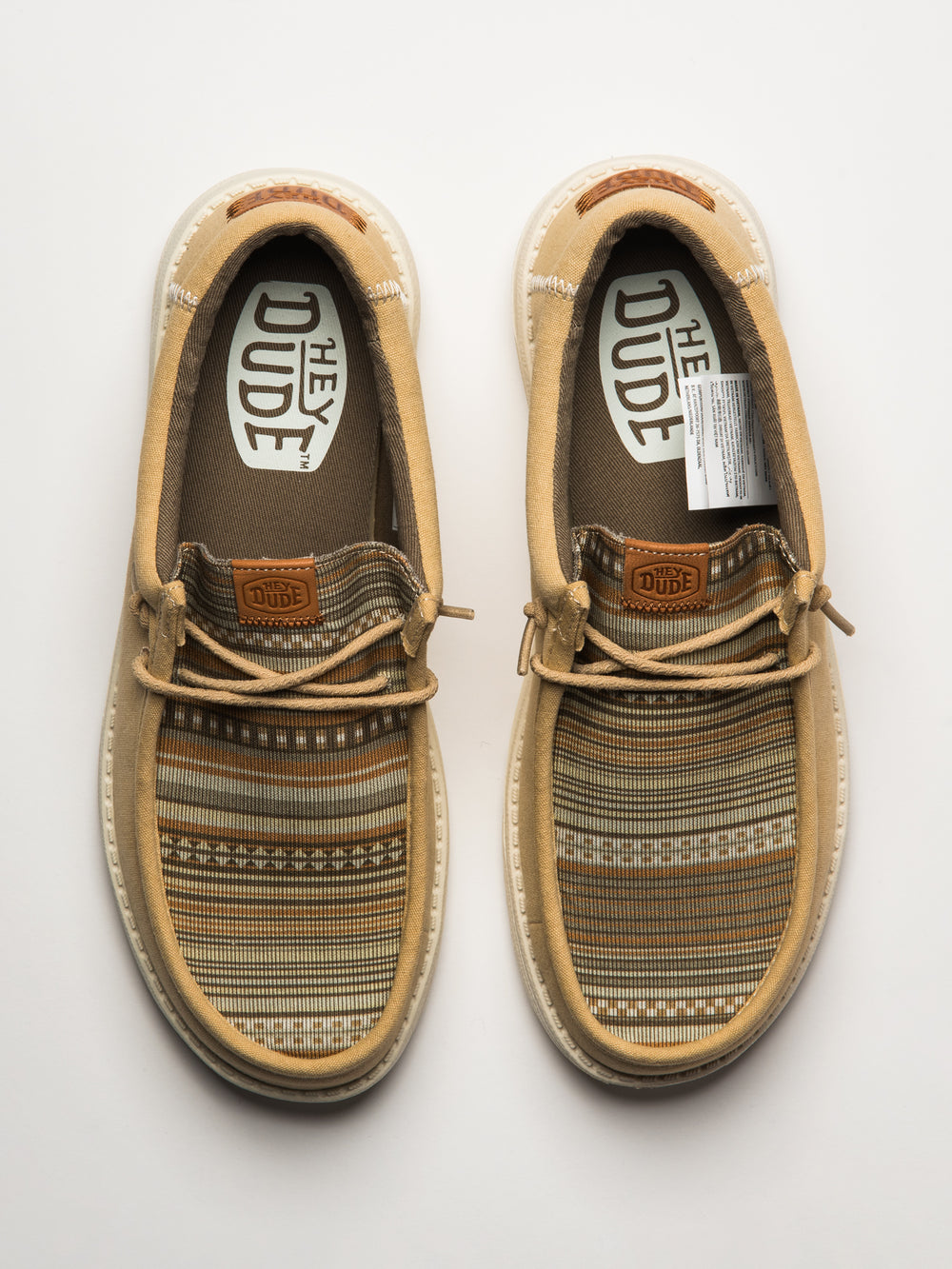 CHÂLE HEYDUDE WALLY SURF SLIP-ON POUR HOMMES - BOIS