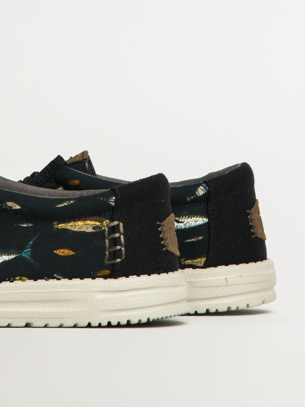 MENS HEYDUDE WALLY MARLIN SLIP-ON - BLACK