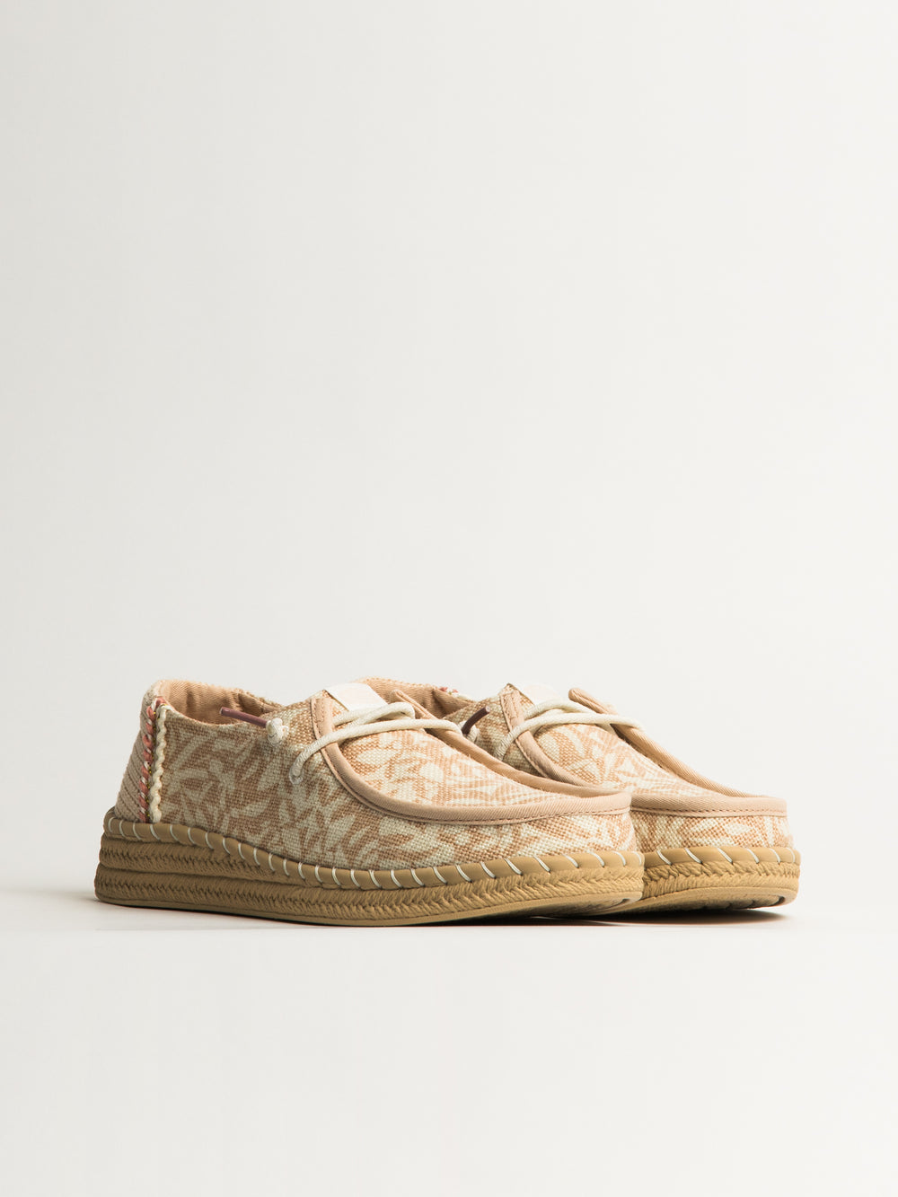 WOMENS HEYDUDE WENDY RETRO PALM ESPADRILLE