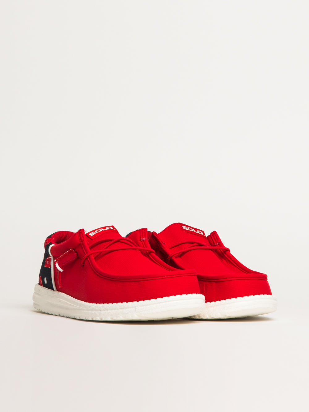 HEY DUDE WALLY FUNK SOLO CUP SLIP-ON POUR HOMME - ROUGE