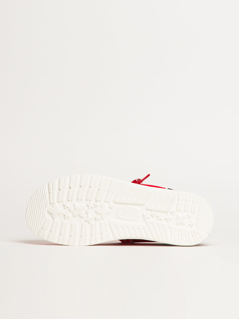 MENS HEYDUDE WALLY FUNK SOLO CUP SLIP-ON - RED