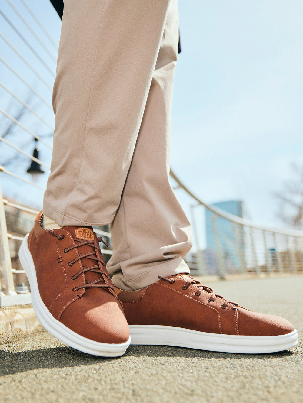 HEYDUDE PAUL PRO CLASSIC HOMME- COGNAC