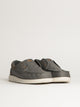 HEY DUDE MENS HEY DUDE WALLY CRUZ STRETCH CANVAS - GREY - Boathouse
