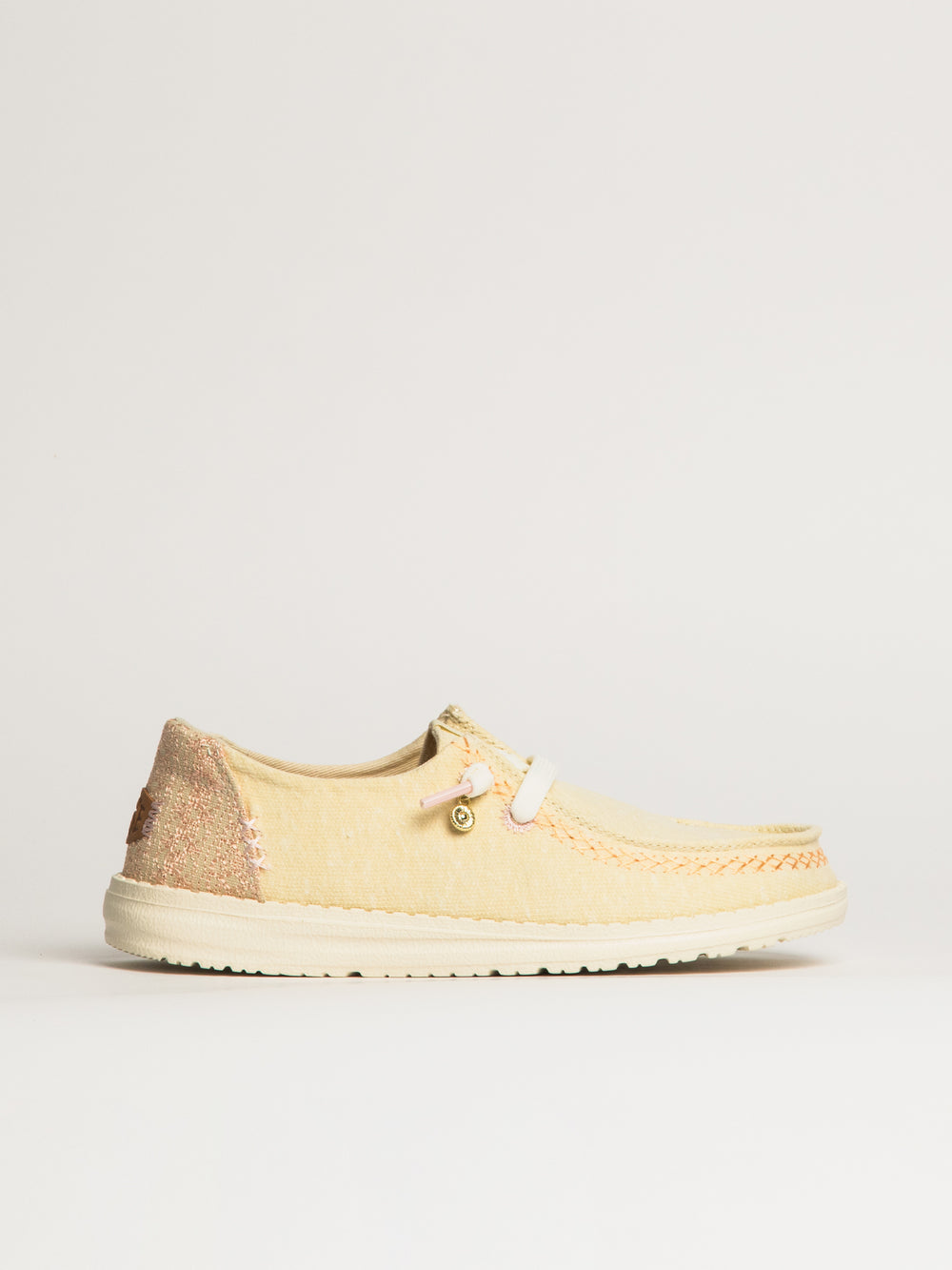 WOMENS HEY DUDE WENDY BREAK SURF JERSEY SNEAKER - BONE