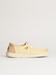 HEY DUDE WOMENS HEY DUDE WENDY BREAK SURF JERSEY SNEAKER - BONE - Boathouse