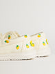 HEY DUDE WOMENS HEY DUDE WENDY CRU EMBROIDERED LEMONS - Boathouse