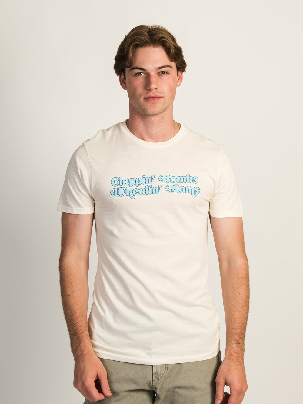 HOCKEY BENDERS HOCKEY BENDERS CLAPPIN BOMBS WHEELIN MOMS T-SHIRT - CLEARANCE - Boathouse