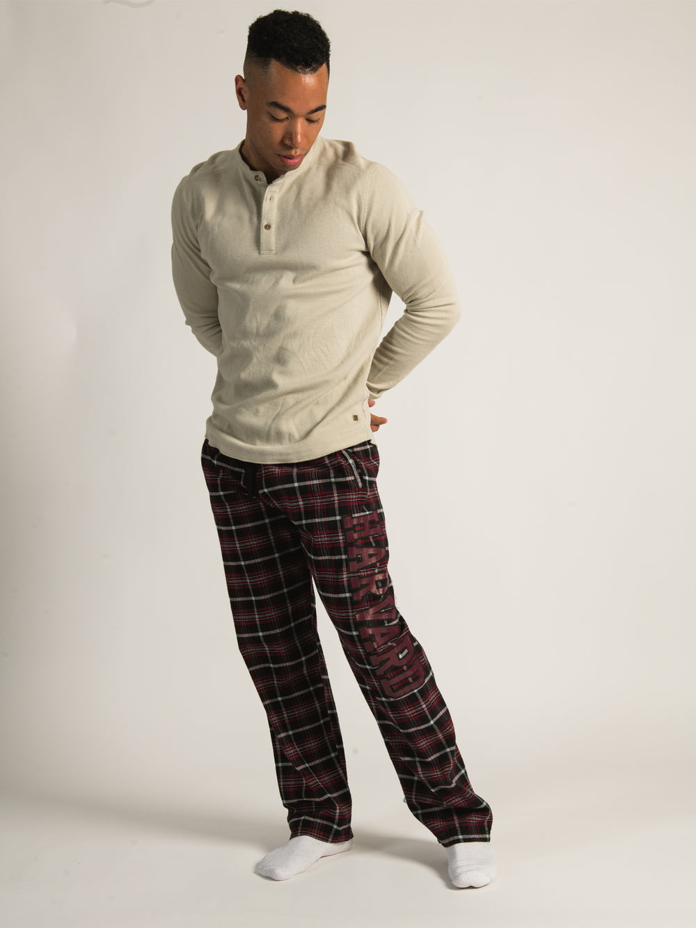 PANTALON EN FLANELLE HARVARD - DÉSTOCKAGE