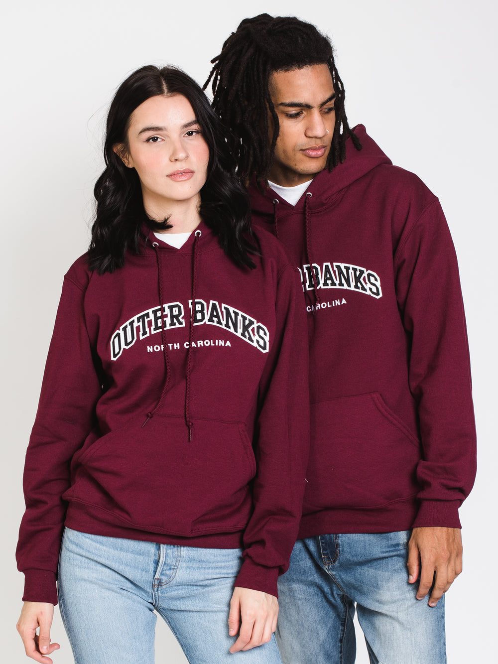 CHANDAIL À CAPUCHE BRODÉ BANKS POUR HOMME