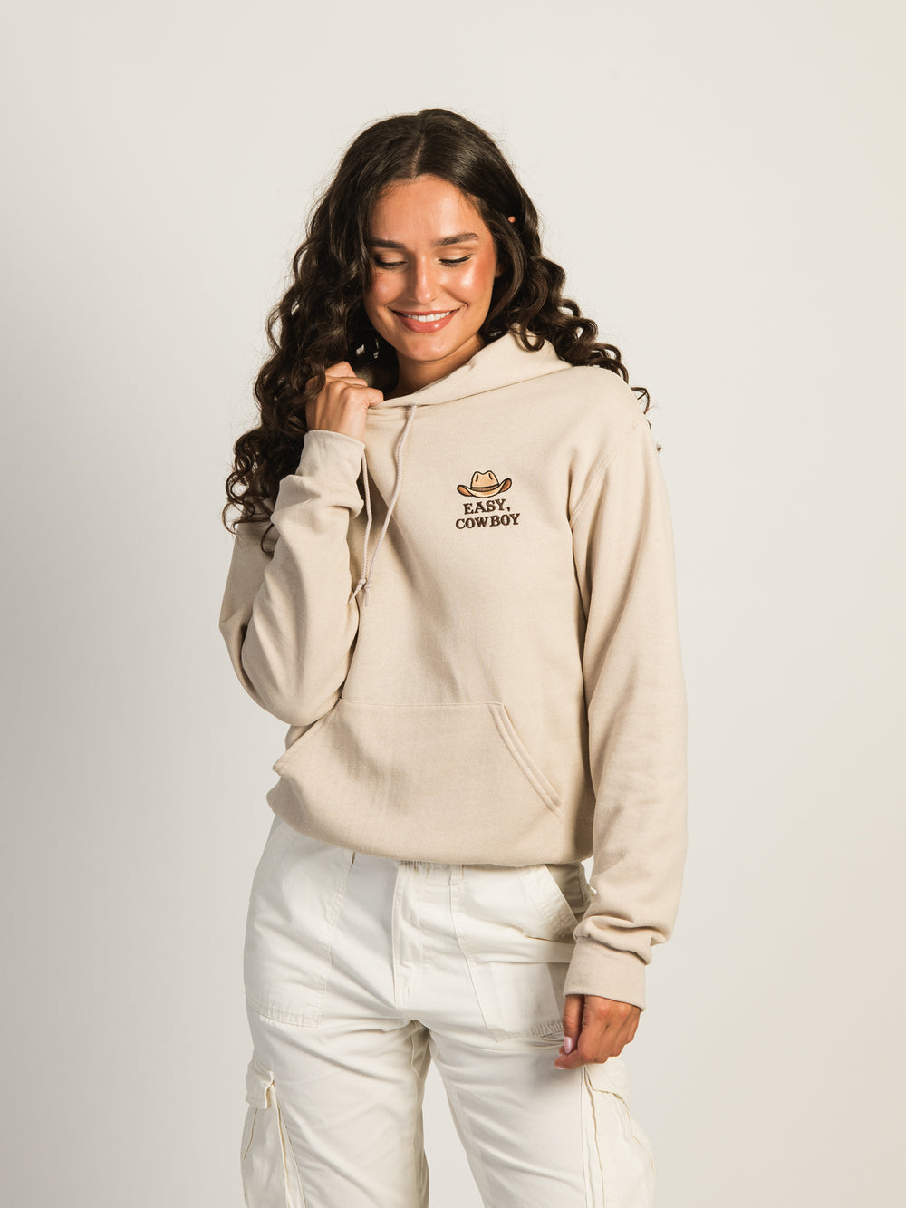 EASY COWBOY EMBROIDERED HOODIE