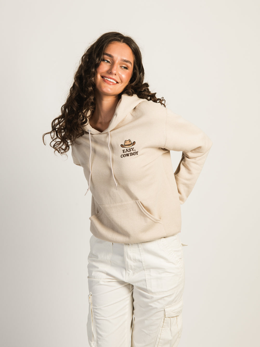 EASY COWBOY EMBROIDERED HOODIE