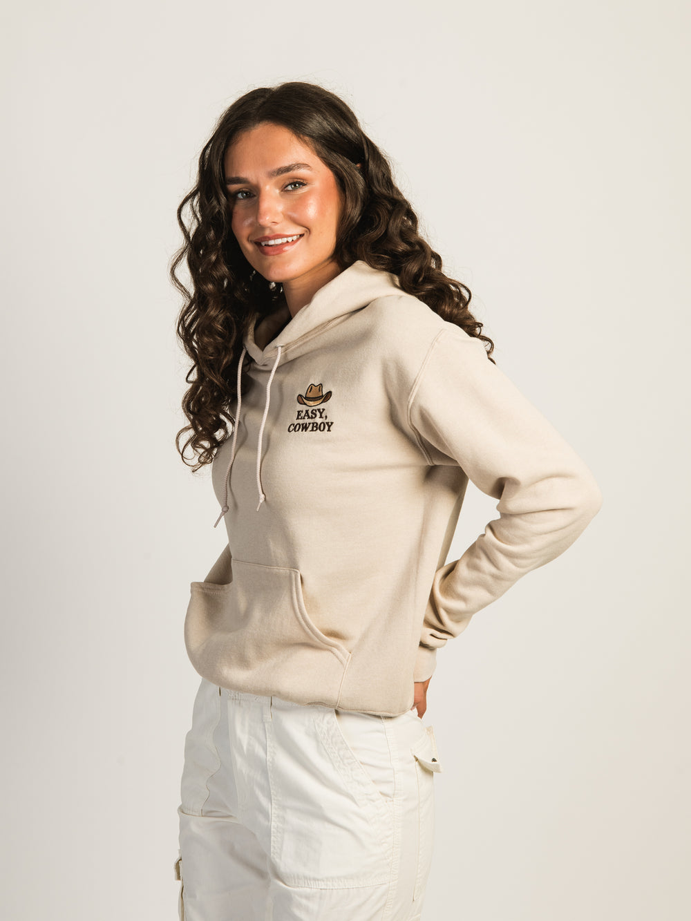 EASY COWBOY EMBROIDERED HOODIE