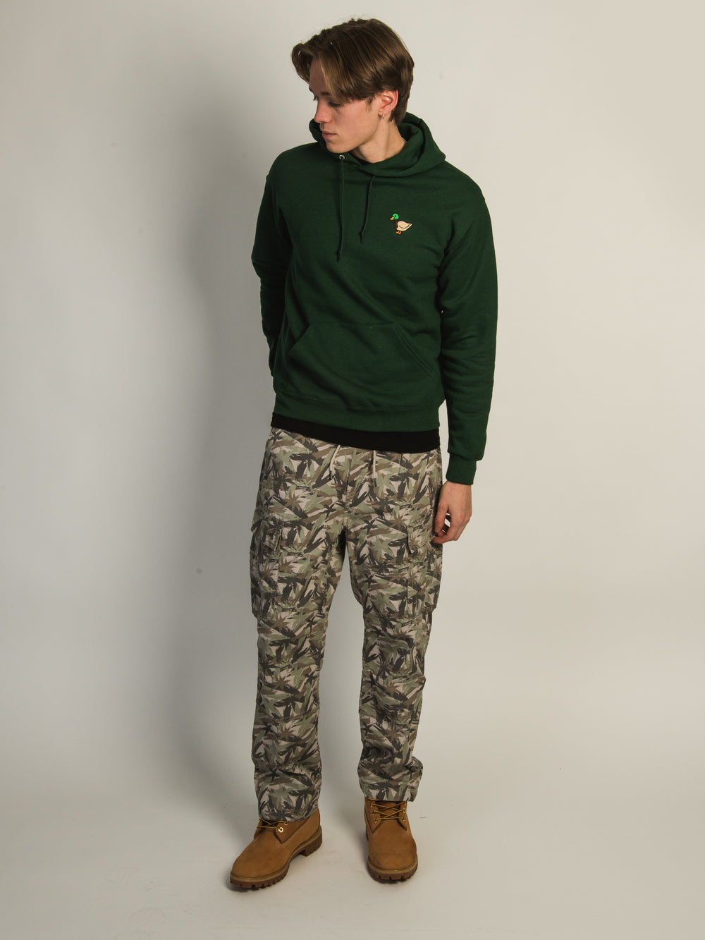 DUCK EMBROIDERED HOODIE