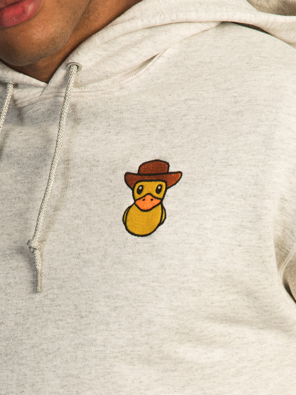 HOTLINE APPAREL COWBOY DUCK EMBROIDERED HOODIE