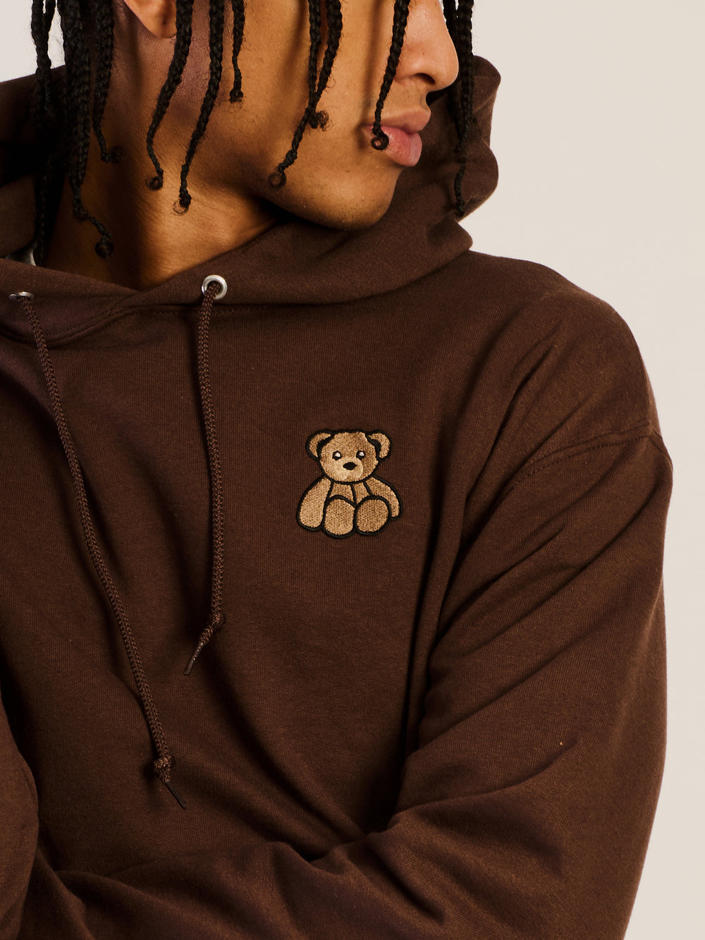 HOTLINE APPAREL BEAR 2 EMBOIRDERED HOODIE