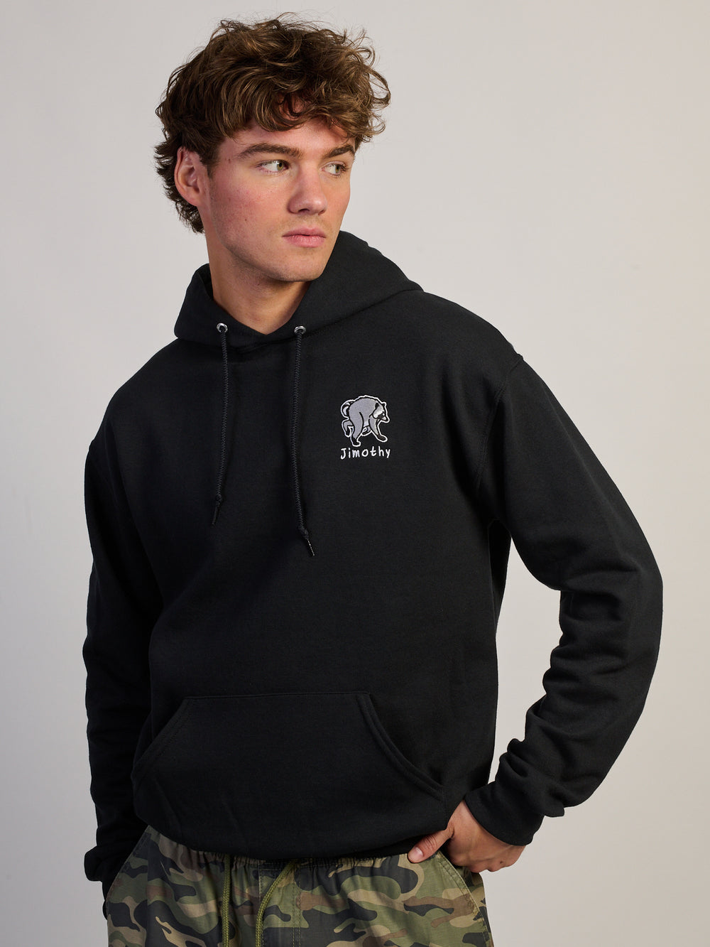 HOTLINE APPAREL JIMOTHY EMBROIDERED HOODIE