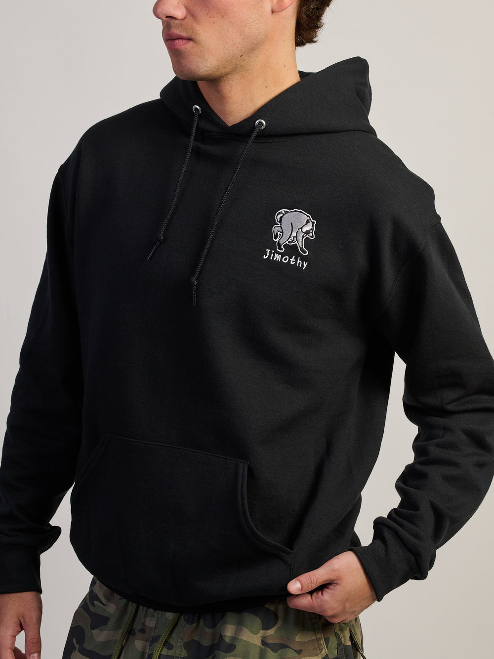 HOTLINE APPAREL JIMOTHY EMBROIDERED HOODIE