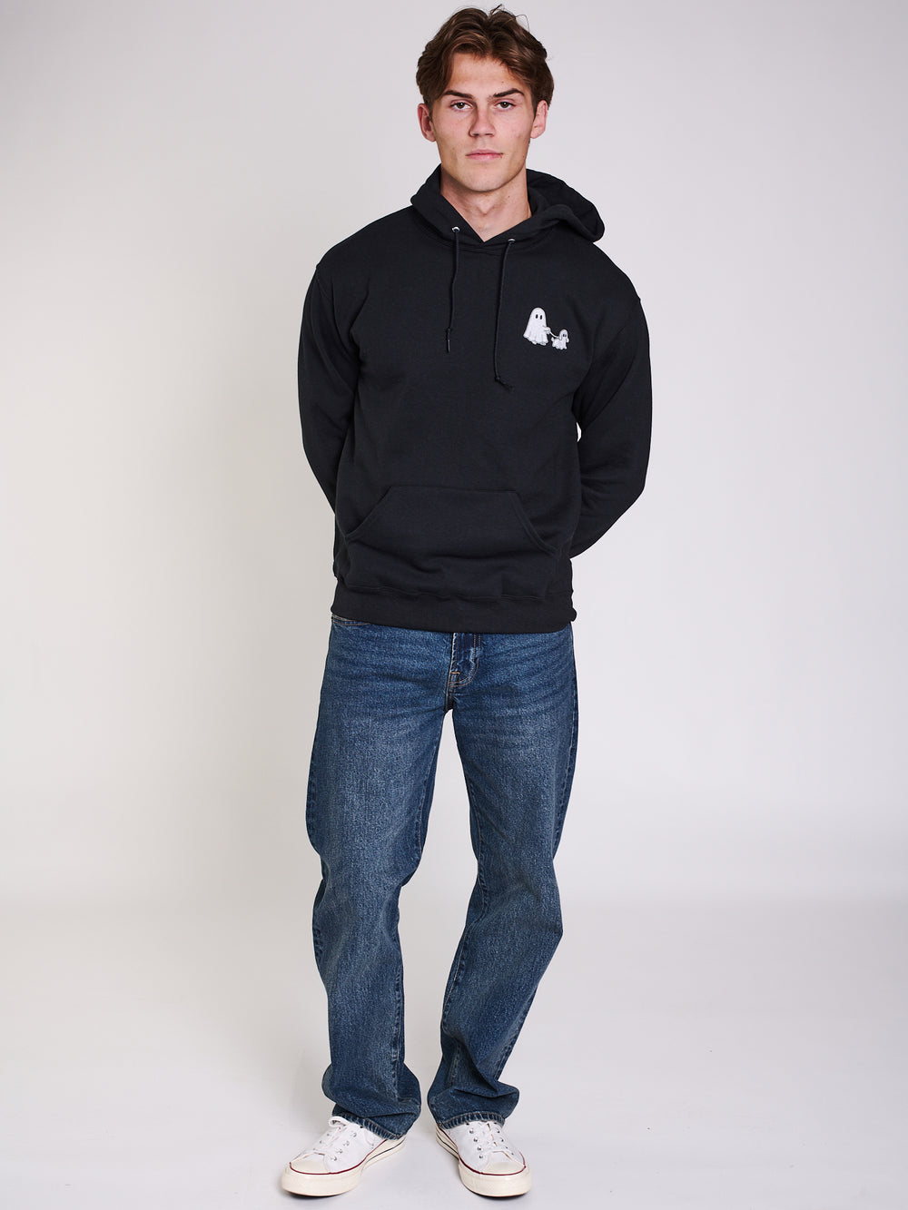HOTLINE APPAREL CHIEN FANTÔME BRODÉ Chandail à capuchon