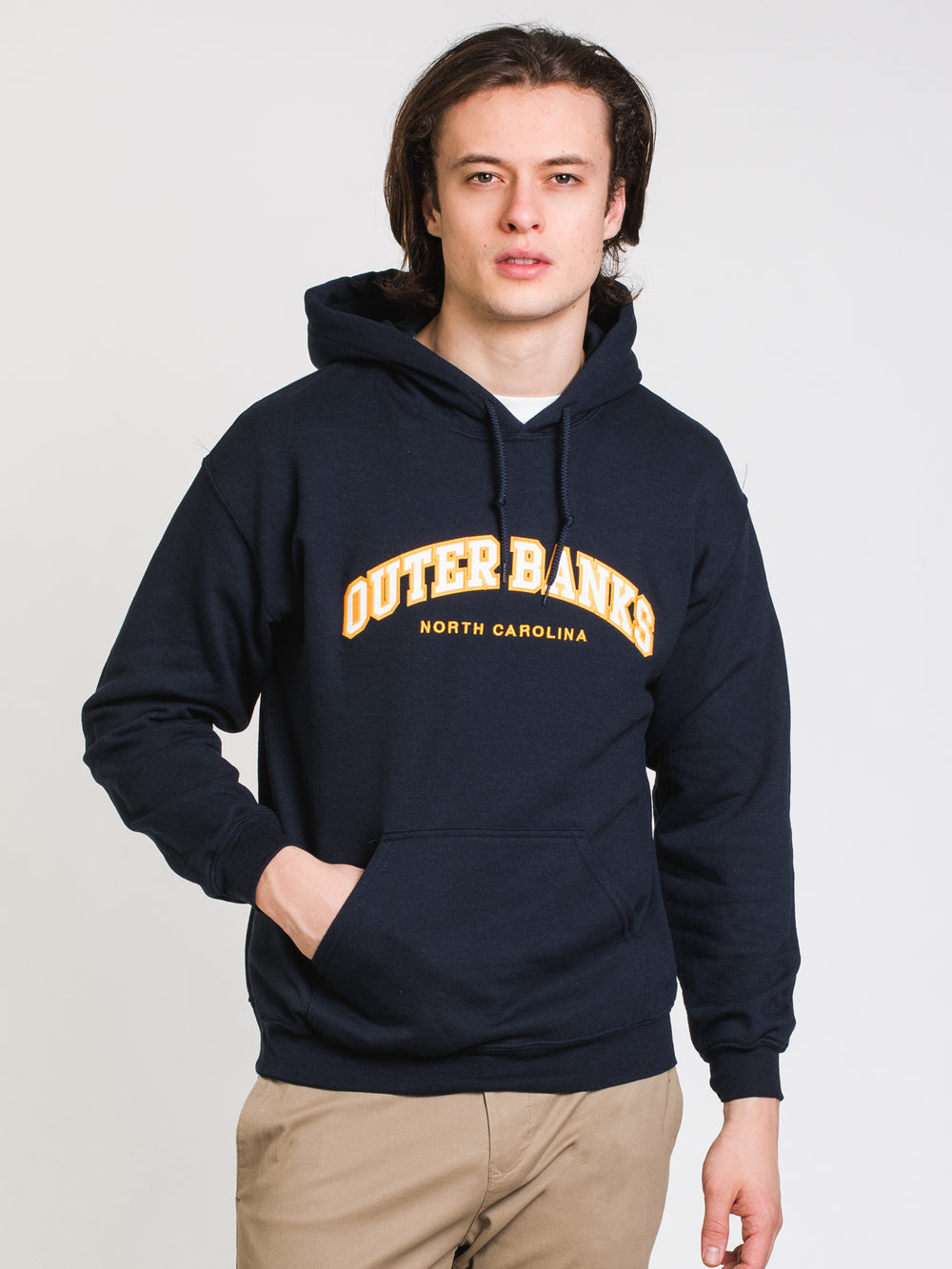 CHANDAIL À CAPUCHE BRODÉ BANKS POUR HOMME
