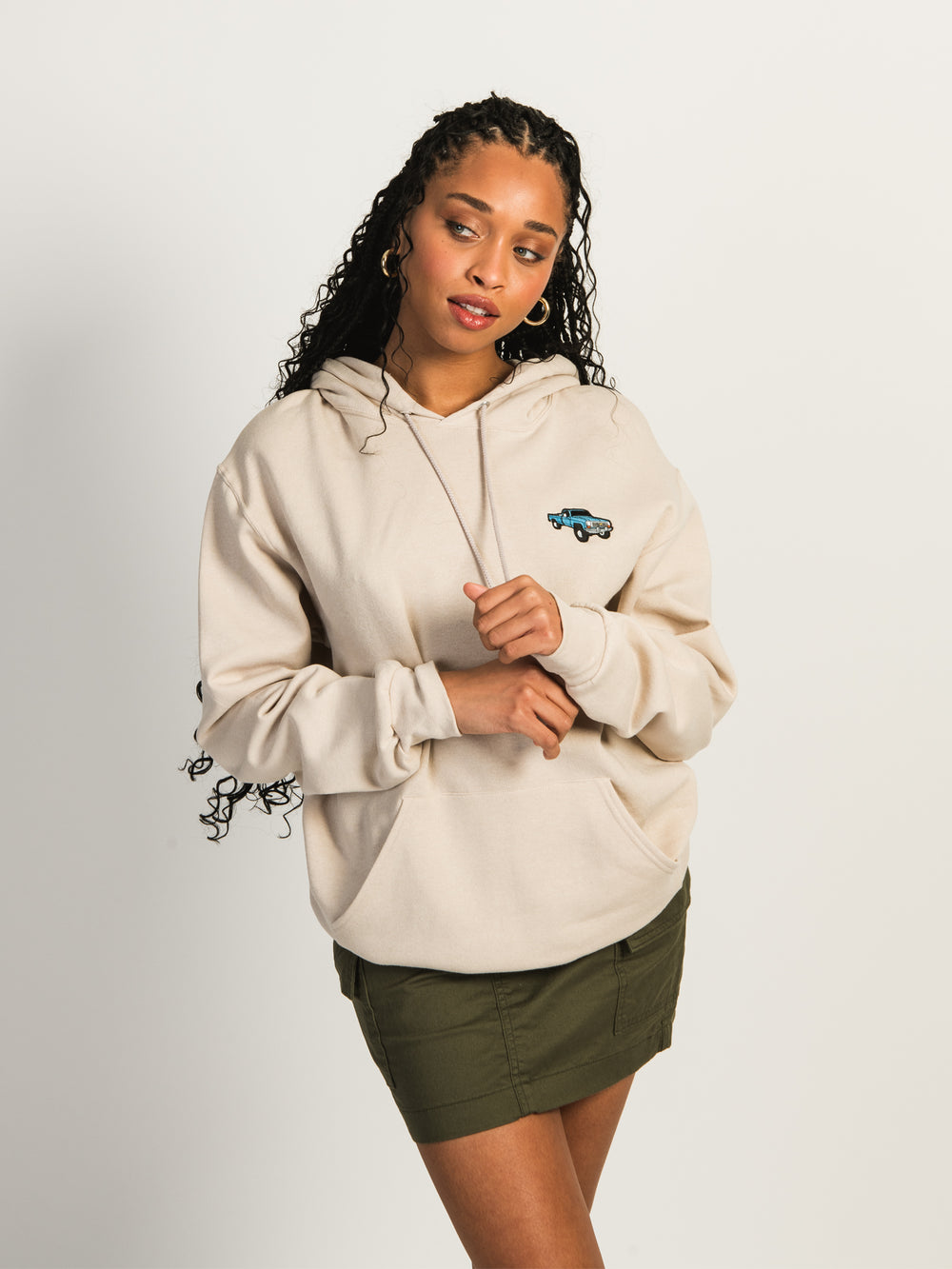 PICKUP EMBROIDERED HOODIE
