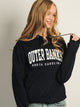HOTLINE APPAREL OUTERBANKS EMBROIDERED HOODIE- NAVY - Boathouse