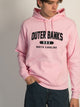 OUTERBANKS EMBROIDERED HOODIE - PINK