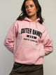 OUTERBANKS EMBROIDERED HOODIE - PINK