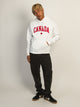 HOTLINE APPAREL HOTLINE APPAREL CANADA EMBROIDERED HOODIE - WHITE - Boathouse