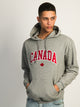 HOTLINE APPAREL HOTLINE APPAREL CANADA EMBROIDERED HOODIE - HEATHER GREY - Boathouse