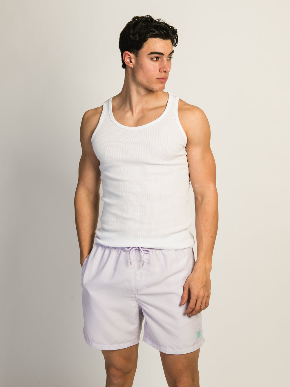 ISLAND HAZE ORCHID WAVE 5IN VOLLEY SHORT - ORCHID