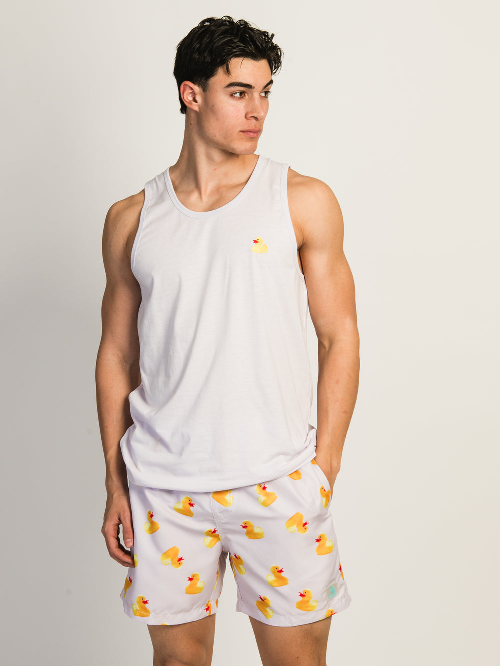 SHORT VOLLEY ISLAND HAZE CAOUTCHOUC DUCKY 5 PO - ORCHIDÉE