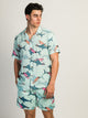 ISLAND HAZE ISLAND HAZE SURFING SHARK 5IN VOLLEY SHORT - AQUA - Boathouse