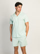 ISLAND HAZE ISLAND HAZE SEERSUCKER VOLLEY SHORT - AQUA - Boathouse