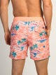 ISLAND HAZE ISLAND HAZE ISLAND PALM 5IN VOLLEY SHORT - PEACH - Boathouse