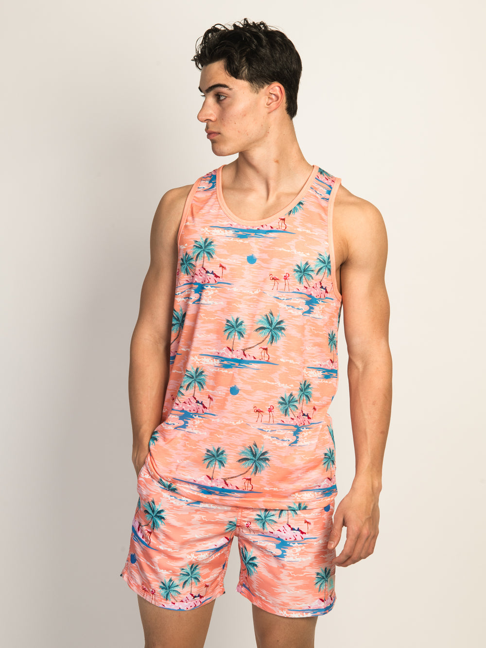 SHORT DE VOLLEY ISLAND HAZE ISLAND PALM 5 PO - PÊCHE