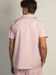 ISLAND HAZE ISLAND HAZE SEERSUCKER SHORT SLEEVE WOVEN - LIGHT ROSE - Boathouse