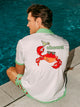 ISLAND HAZE ISLAND HAZE CHEERS CRAB SHORT SLEEVE WOVEN CAMP SHIRT - Boathouse