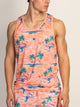 ISLAND HAZE ISLAND HAZE ISLAND PALM ALL OVER PRINT TANK TOP - PEACH - Boathouse